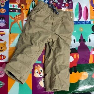 Gymboree Baby Boy Fleeced Lined Cargo Pants
